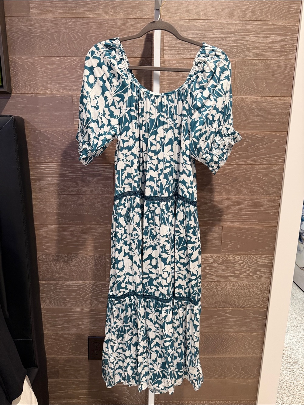 Easel Boho Floral Tiered Maxi Dress
